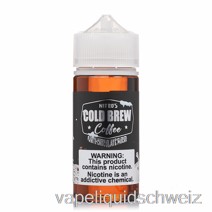 Weißer Schokoladenmokka - Nitros Cold Brew - 100 Ml 0 Mg Vape Schweiz